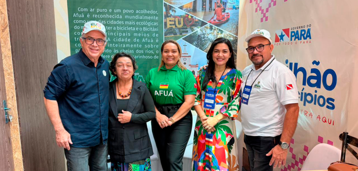 AFUÁ EM DESTAQUE: Poder Legislativo fortalece articulação institucional e turismo no Pavilhão dos Municípios em Belém